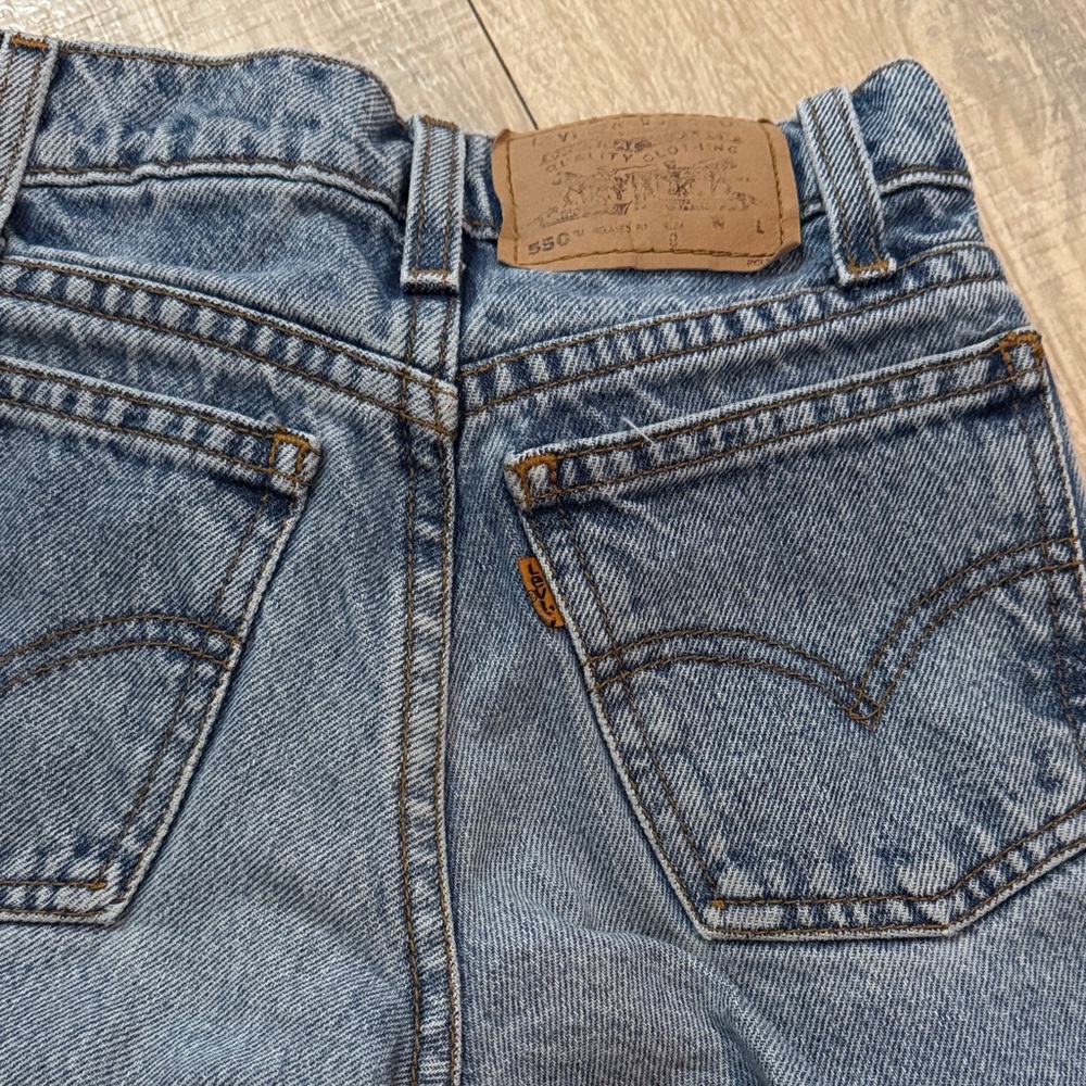 Levi's boys vintage  Light Blue Relaxed Jeans orange tag